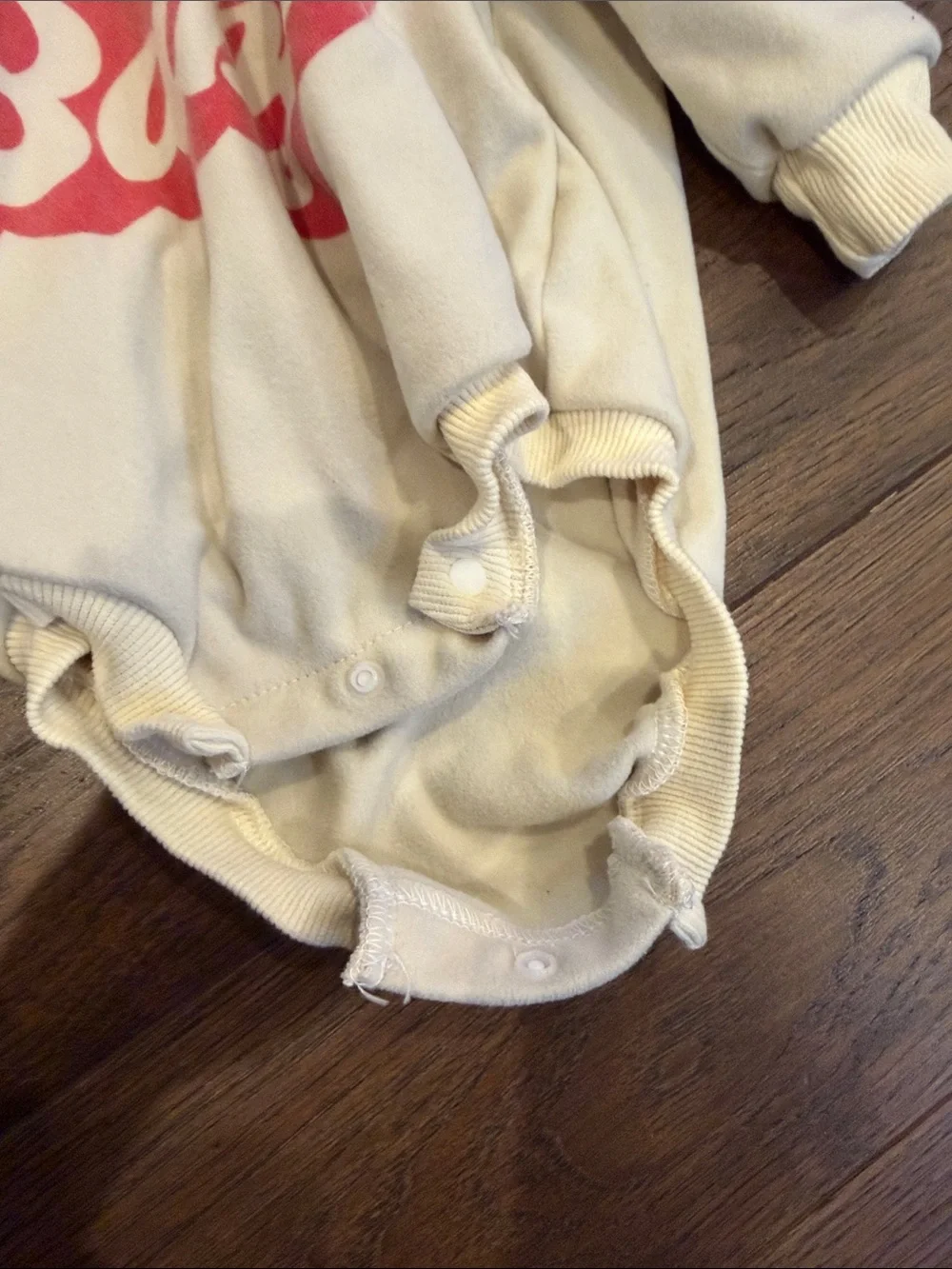 Blanxy by Lily & Max Santa Baby Long Sleeve Onesie - C39-146